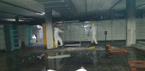 decontamination sinistre centre commercial